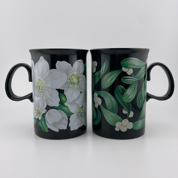 Yuletide Mugs Pattern Designs by Caroline Bessey by Dunoon Stoneware Set of Four - Picture 3 of 15